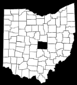Licking County Map