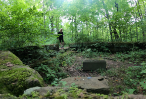 The Witch's Grave at Haunted Ohio's Top 10 Haunted Places: West Branch State Park (Elliott Family Cemetery)
