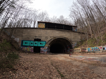 Sideling Tunnel: Pennsylvania haunted and abandoned tunnel.