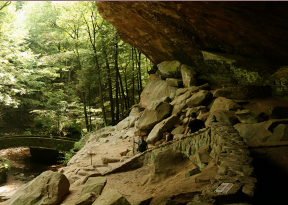Old Man's Cave- Hocking Hills State Park - Haunted hiking trail at Old Man's Cave Gorge