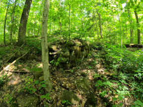 Witch's Grave at West Branch State Park in Ohio.