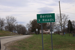 Berlin Crossroads, Jackson County Ohio