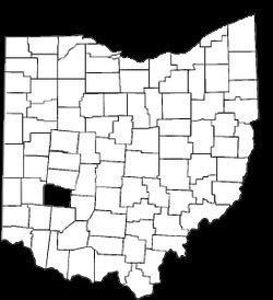 Greene County Ohio Map ghosts